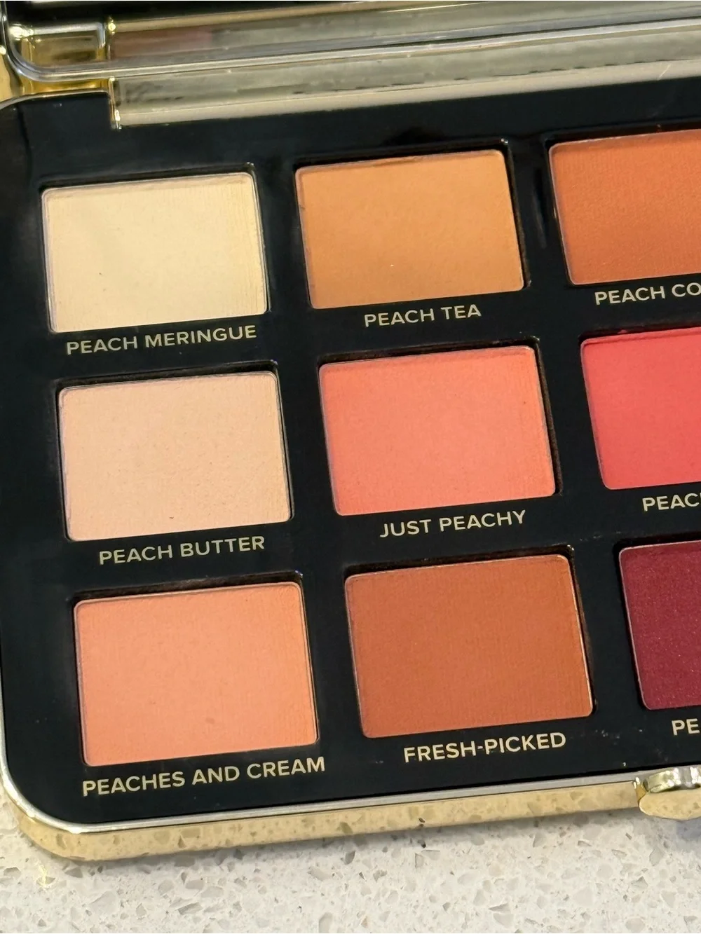 DISCONTINUED Too Faced Just Peachy Mattes Velvet Eye Shadow Palette